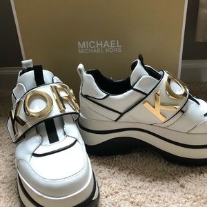 cortlandt embellished leather platform trainer